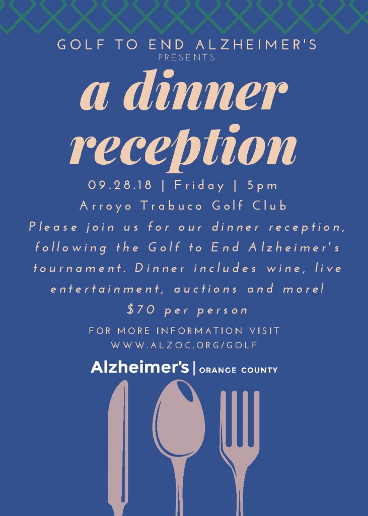 Dinner - Alzheimer's Orange County