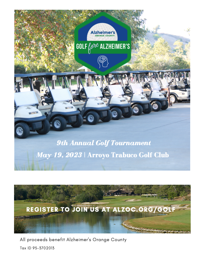 Save The Date: 2020 AlzOC Golf to End Alzheimer's